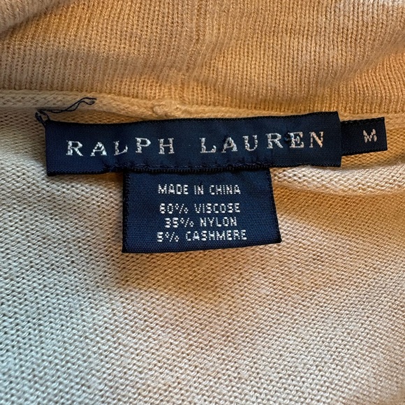 Vintage Ralph Lauren Cashmere Blend Wrap Top | Size Medium - Picture 5 of 7